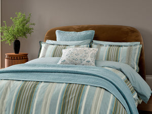 Bedeck of Belfast Oscar Teal & Olive Duvet Set