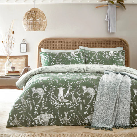 Furn Evergreen Green Duvet Set