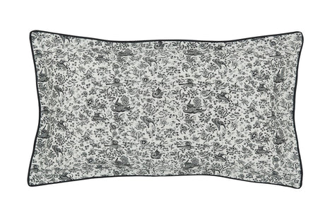 Burleigh X Bedeck of Belfast Regal Peacock Charcoal & White Duvet Set