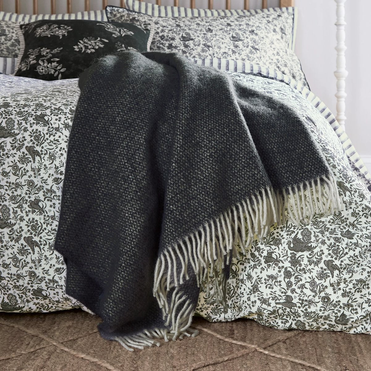 Burleigh X Bedeck of Belfast 130cm x 170cm Wool Throw
