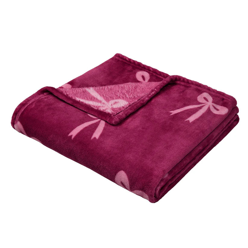 Fusion Bows 120cm x 150cm Throw