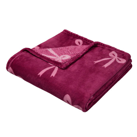 Fusion Bows 120cm x 150cm Throw