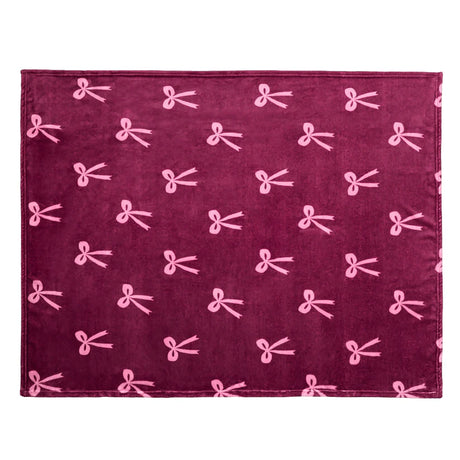 Fusion Bows 120cm x 150cm Throw