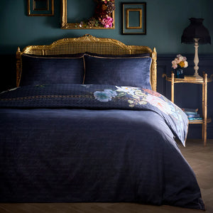 Laurence Llewelyn Bowen Bouquet List Navy Duvet Set