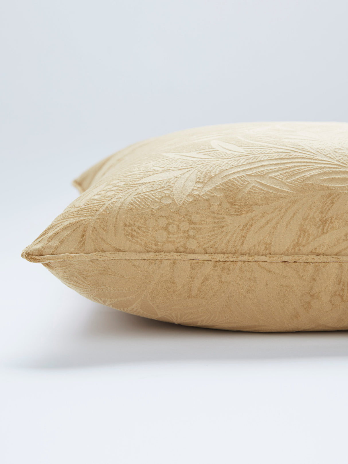 Laura Ashley Barley Embossed Microfibre Filled 50cm x 50cm Cushion