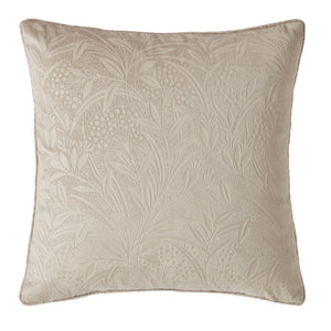 Laura Ashley Barley Embossed Microfibre Filled 50cm x 50cm Cushion