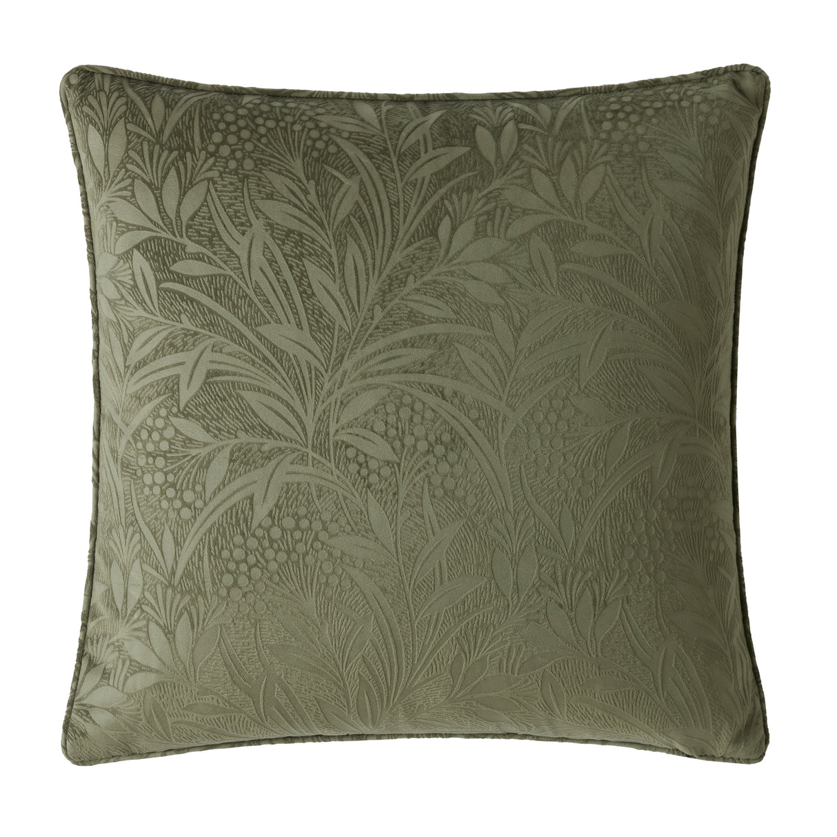 Laura Ashley Barley Embossed Microfibre Filled 50cm x 50cm Cushion