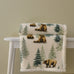 Dreams n Drapes Lodge Bear Walks Natural 100% Brushed Cotton Bedding