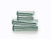 Deyongs Bliss Linear Stripe 100% Cotton 550gsm Green Towels