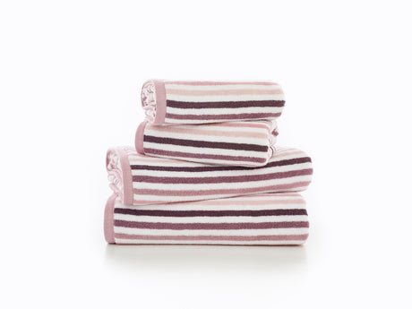 Deyongs Bliss Linear Stripe 100% Cotton 550gsm Pink Towels