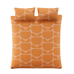 Orla Kiely Block Garden Orange Sorbet Duvet Set