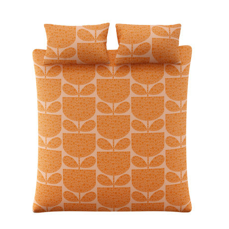 Orla Kiely Block Garden Orange Sorbet Duvet Set