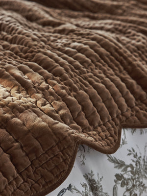 Laura Ashley Brady Scalloped 180cm x 235cm Bedspread