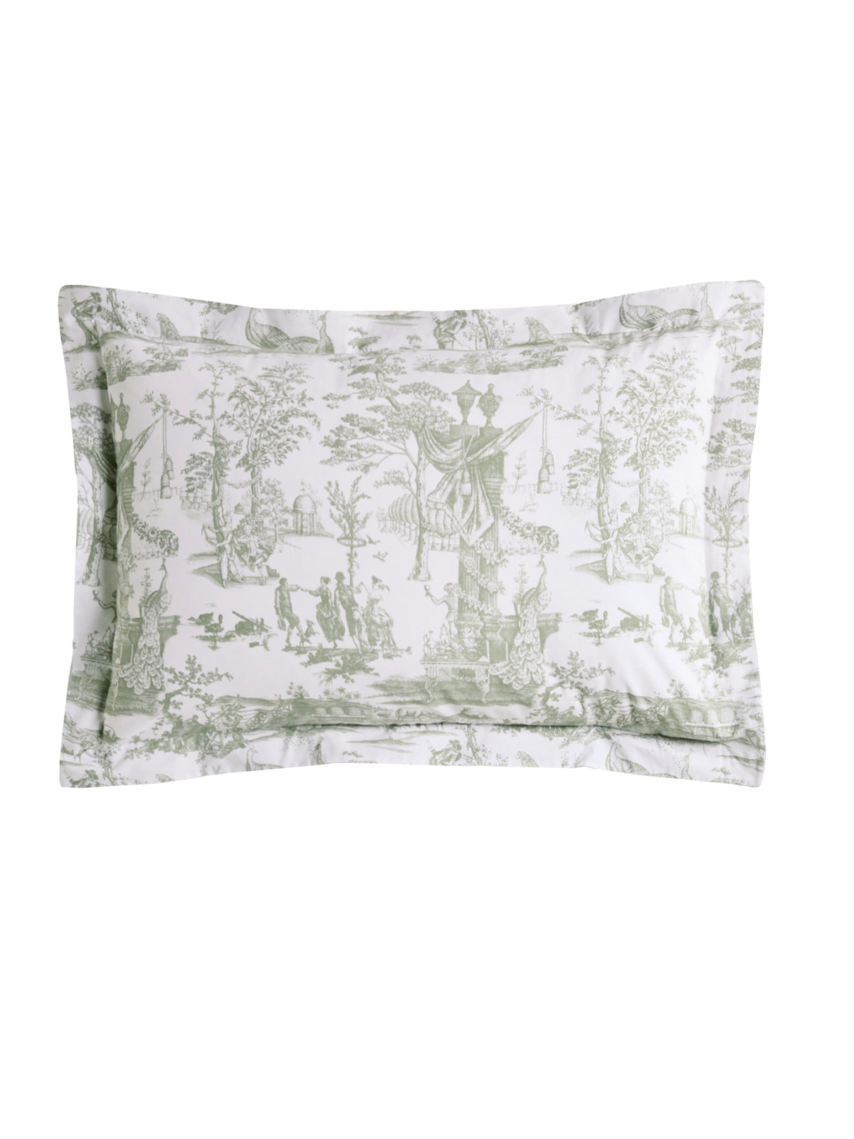 Laura Ashley Braysmith Toile Olive Green Duvet Set