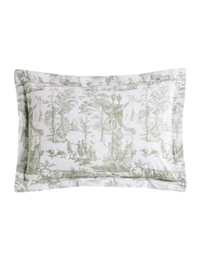 Laura Ashley Braysmith Toile Olive Green Duvet Set