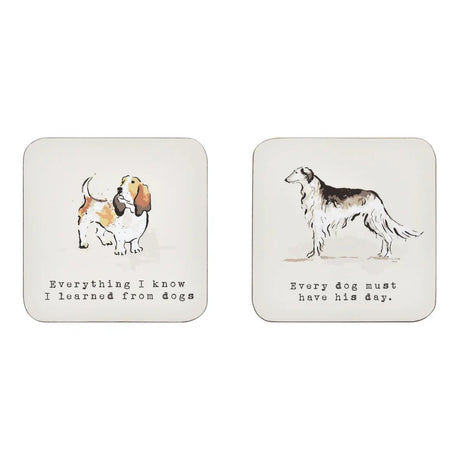 Ulster Weavers Country Dogs Brown Placemat 4 Pack