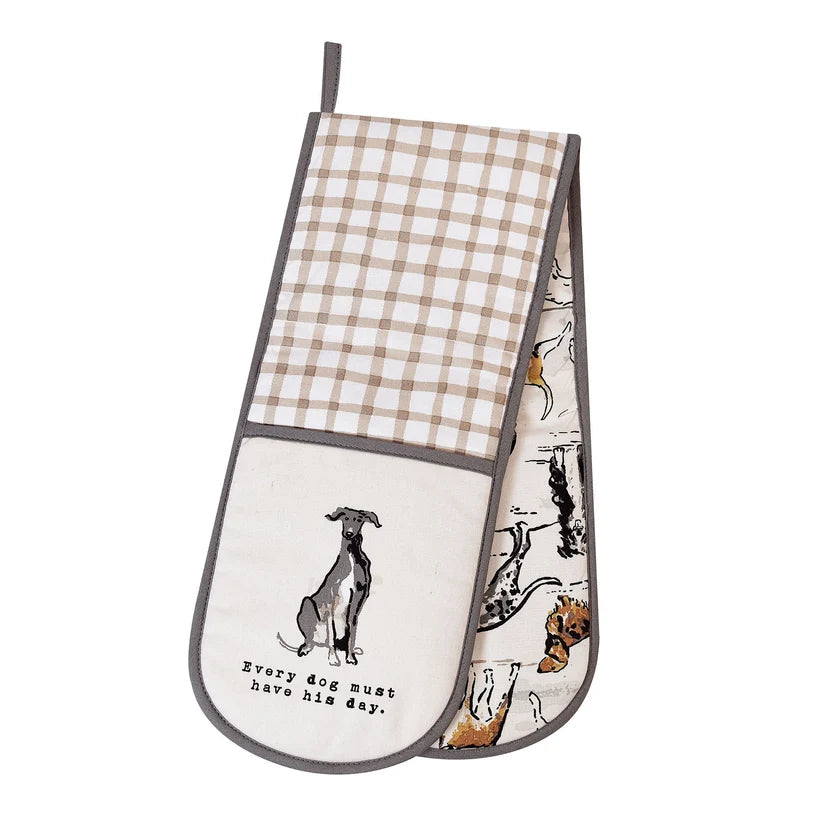 Ulster Weavers Country Dogs Brown Double Oven Glove