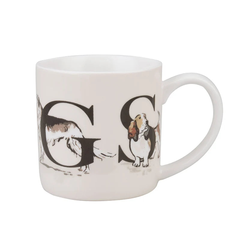 Ulster Weavers Country Dogs Brown Bone China Mug