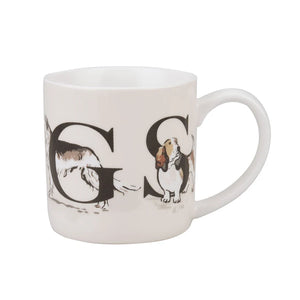Ulster Weavers Country Dogs Brown Bone China Mug