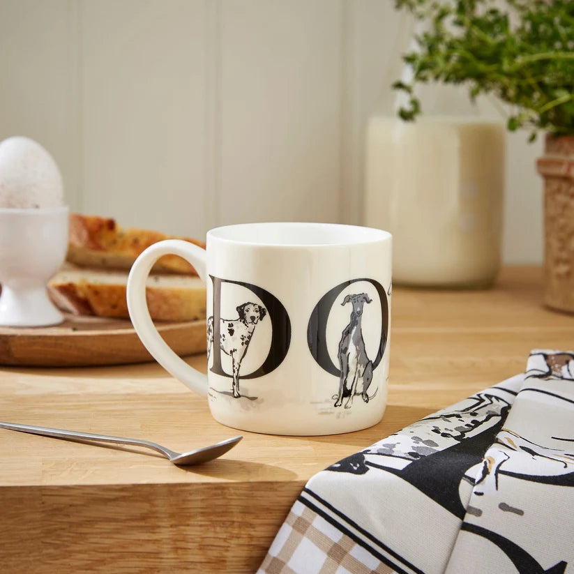 Ulster Weavers Country Dogs Brown Bone China Mug