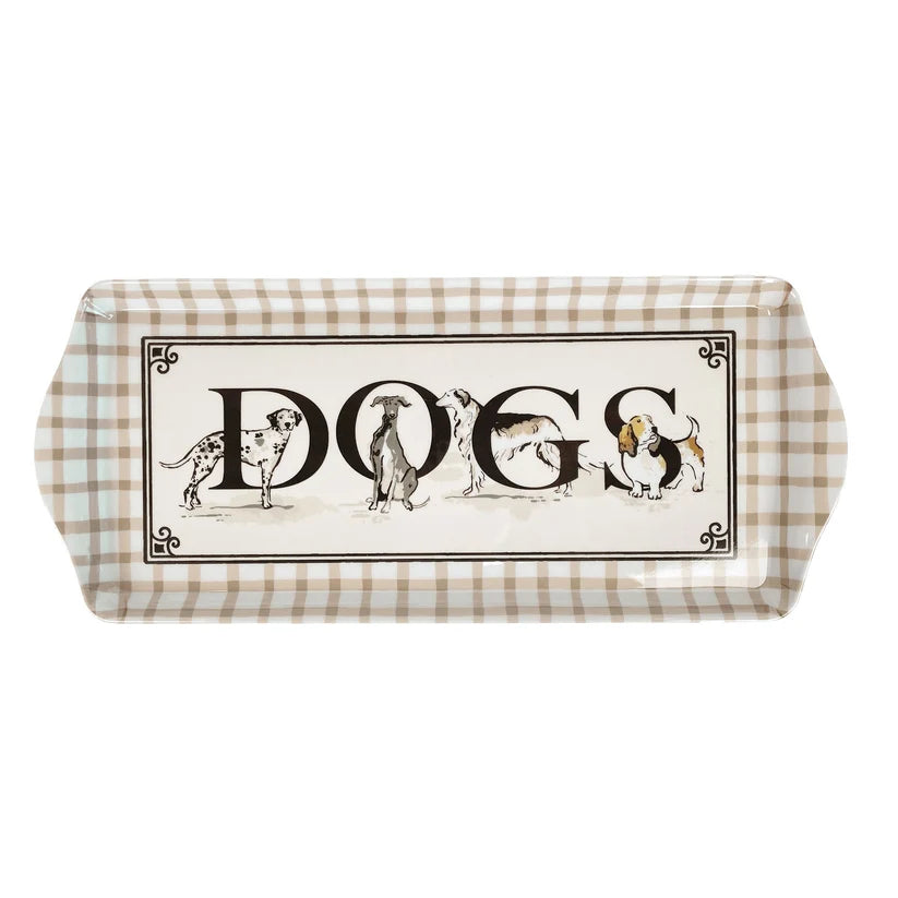 Ulster Weavers Country Dogs Brown Small Serving Tray