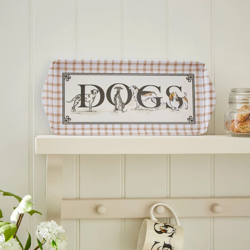 Ulster Weavers Country Dogs Brown Small Serving Tray