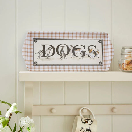 Ulster Weavers Country Dogs Brown Small Serving Tray