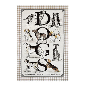 Ulster Weavers Country Dogs Brown Tea Towel
