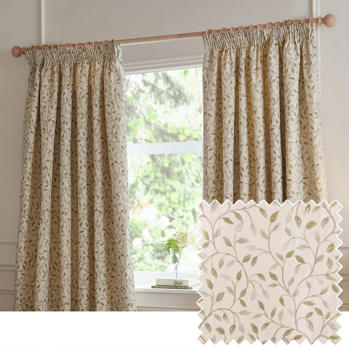 Voyage Maison Cervino Fully Lined 3" Pencil Pleat Curtains
