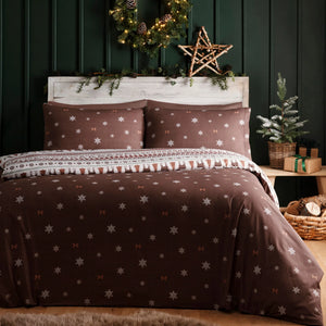 Fusion Christmas Fairisle Natural Duvet Set