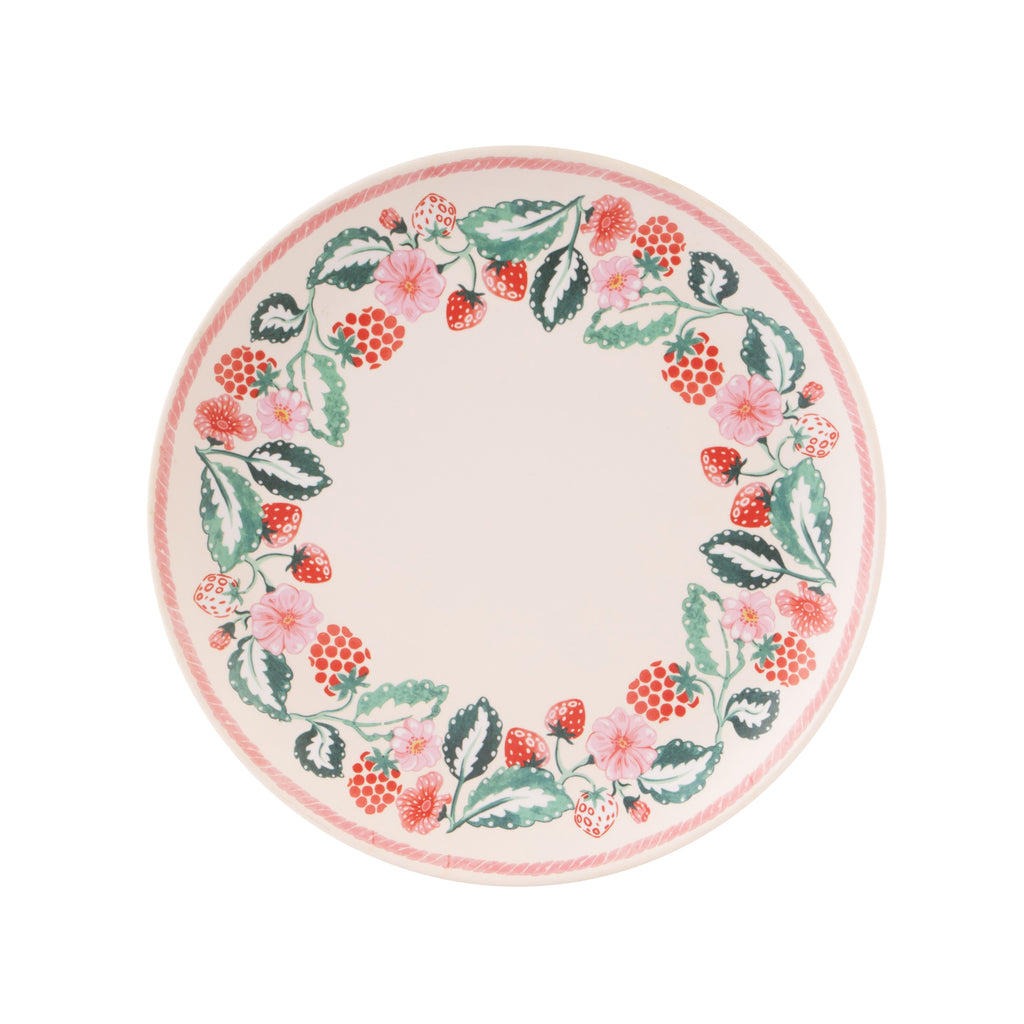 Cath Kidston CKRSMELDNPLT Summer Picnic Set of 4 Melamine Dinner Plates