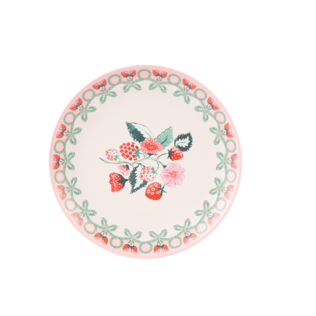 Cath Kidston CKRSMELSIDPLT Summer Picnic Set of 4 Melamine Side Plates