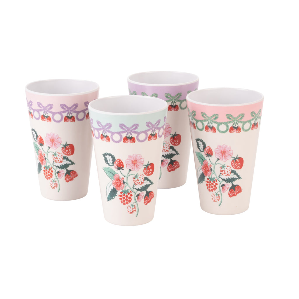 Cath Kidston CKRSMELTUMBLR Summer Picnic Set of 4 Tumblers