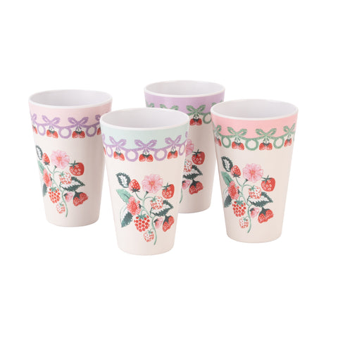 Cath Kidston CKRSMELTUMBLR Summer Picnic Set of 4 Tumblers