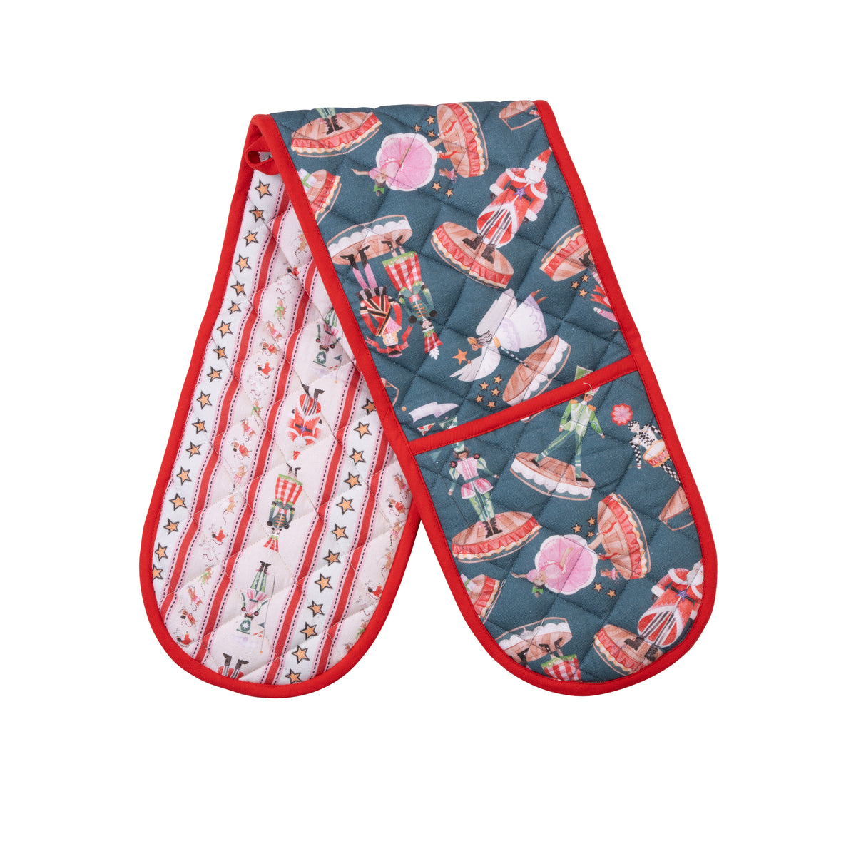 Cath Kidston CKX26DOG Nutcracker Double Oven Glove