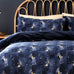Fusion Bedding Cosmic Star Navy 100% Fleece Duvet Set