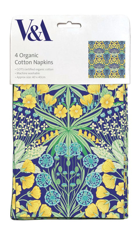Museums & Galleries Assorted Cotton Napkins PK of 4