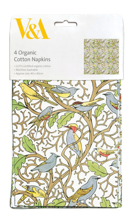 Museums & Galleries Assorted Cotton Napkins PK of 4