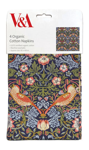 Museums & Galleries Assorted Cotton Napkins PK of 4