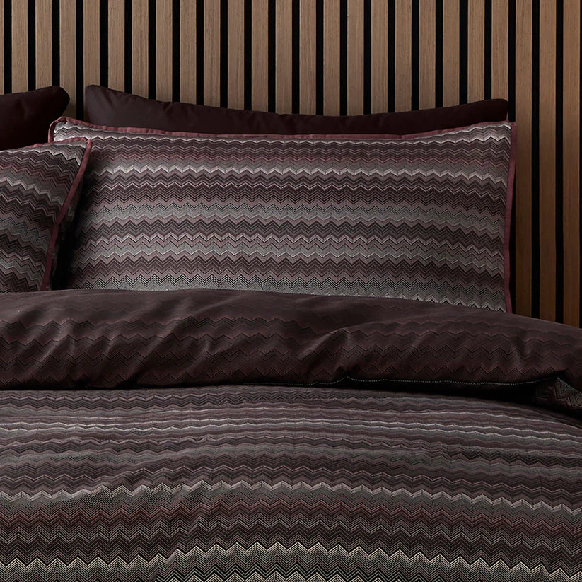 Appletree Chevron Stripe Chocolate Duvet Set