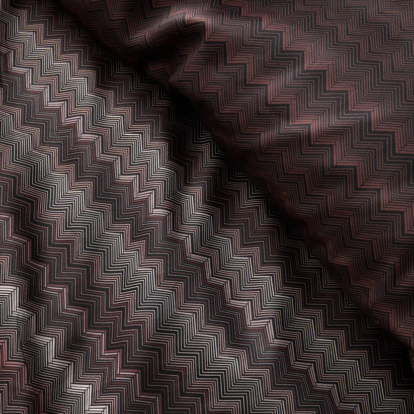 Appletree Chevron Stripe Chocolate Duvet Set