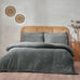 The Linen Yard Chunky Waffle Duvet Set