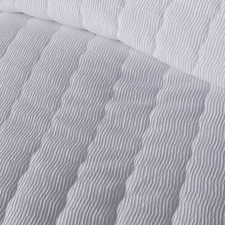 Serene Crinkle Wave Duvet Set