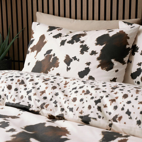 Fusion Cow Print Natural Duvet Set