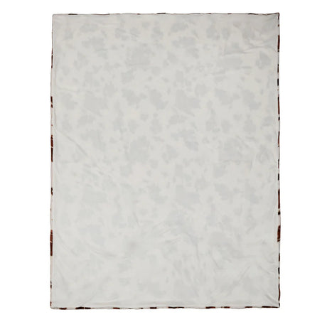 Fusion Cow Print Faux Fur Natural 150cm x 200cm Bedspread