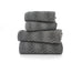 The Lyndon Company Catalonia Zero Twist 100% BCI Cotton 650gsm Dark Grey Towels