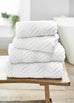 The Lyndon Company Catalonia Zero Twist 100% BCI Cotton 650gsm White Towels