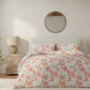 Vantona Everyday Ceci Floral Pink Duvet Set