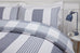 Rapport Chambray Stripe Duvet Set