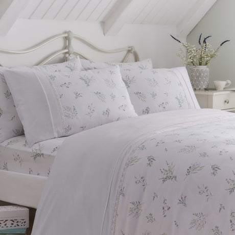 Dreams n Drapes Decorative Chloe Lilac Duvet Set